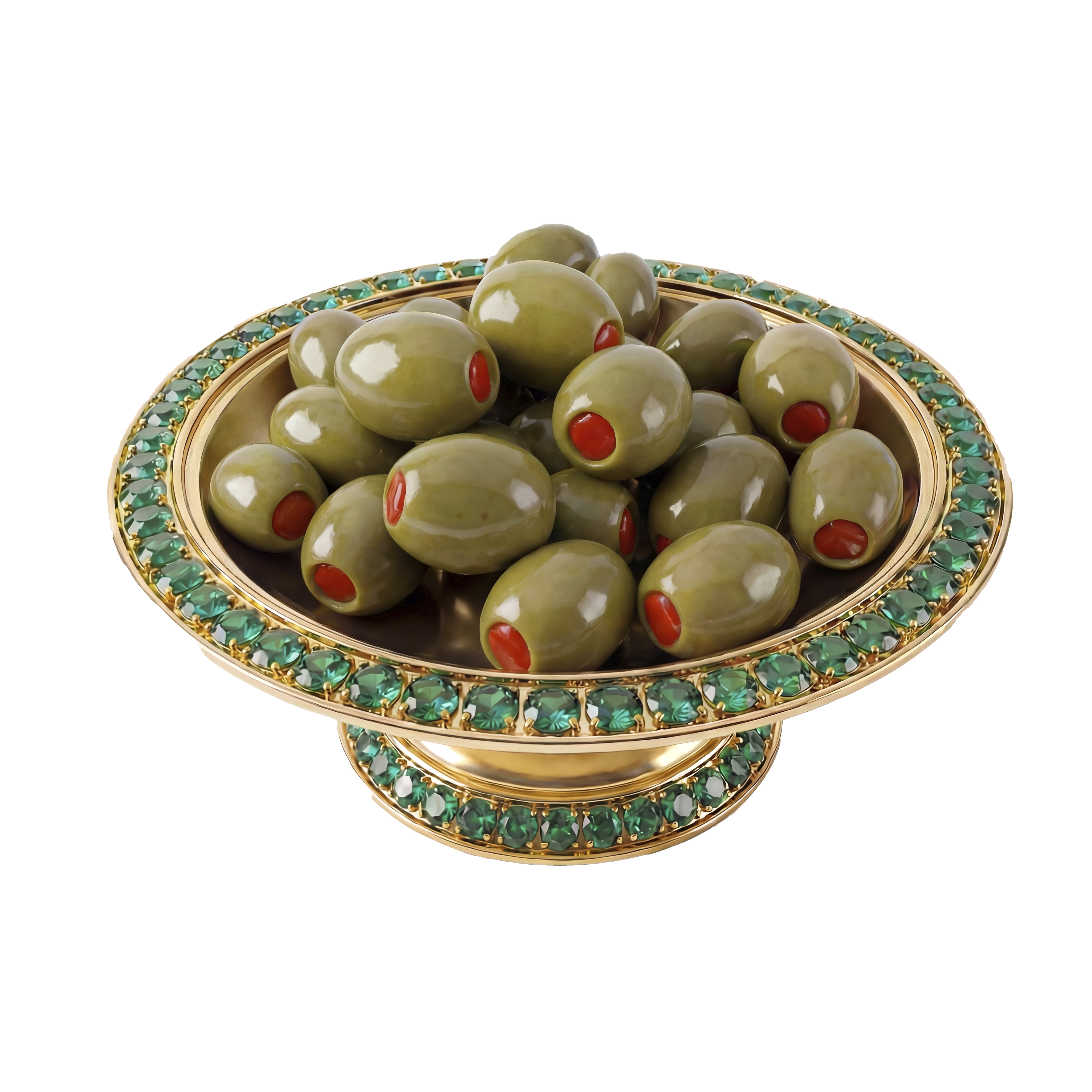 زیتون با مغز فلفل قرمز زیمرال- 700گرم